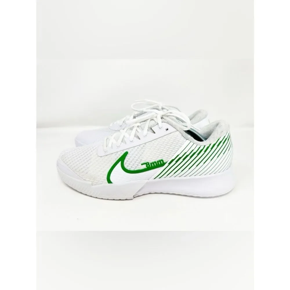 NikeCourt Air Zoom Vapor Pro 2 HC White Kelly Green Size 11.5 DR6191-102